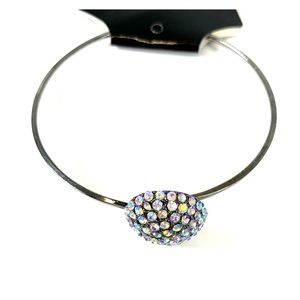 5/$25 thin black bracelet with small stones